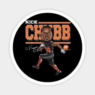 Nick Chubb Cleveland Cartoon Magnet